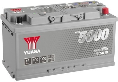 АКУМУЛЯТОР YUASA YBX5019 12V 100AH 900A