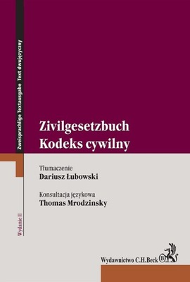 Kodeks cywilny. Zivilgesetzbuch. Wydanie 2 - ebook