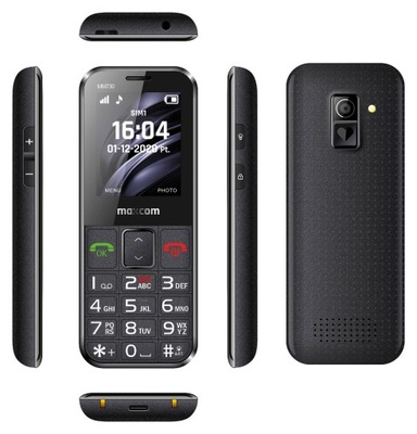 Telefon komórkowy Maxcom MM730 32 MB / 32 MB 2G czarny