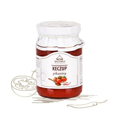 KETCHUP PIKANTNY BACÓWKA 200G