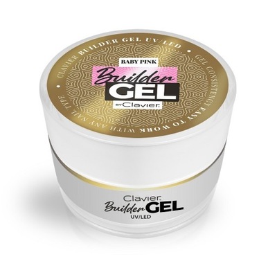 Żel budujący do paznokci UV/LED BUILDER GEL by Clavier, baby pink, 30g