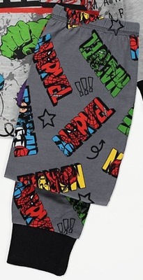 GEORGE spodnie joggersy piżamowe Marvel Avengers 98-104