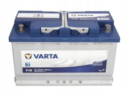 АКУМУЛЯТОР VARTA BLUE DYNAMIC F16 80AH 740A