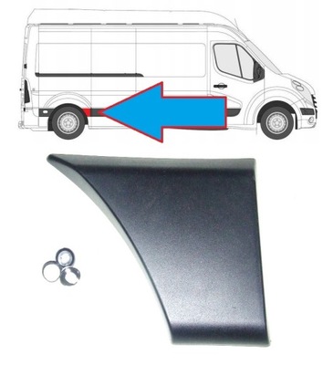 BRIDA DERECHA PARTE DELANTERA KOLEM LADO RENAULT MASTER OPEL MOVANO NISSAN NV400 2.3  