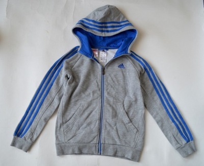 ADIDAS Bluza Dresowa Rozsuwana 9-10lat 140cm