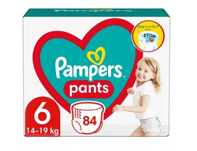 Pampers Pants 6 84 szt 15-19 kg Pieluchomajtki