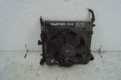 Радиатор вентилятор peugeot 207 1.4 b фото №1