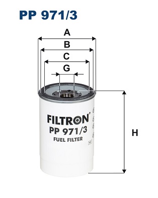 ФІЛЬТРИ ПАЛИВА FILTRON PP 971/3