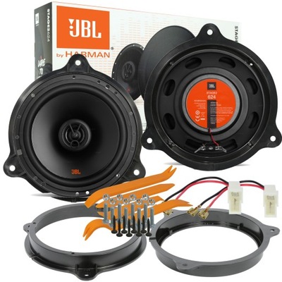 JBL STAGE2 624 ALTAVOCES NISSAN TIIDA PARTE DELANTERA PARTE TRASERA DYS  