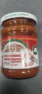 Pasta z czerwonej papryki pikantnej 280 gr Kula