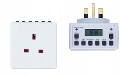 Programator czasowy elektroniczny lcd gniazdko UK