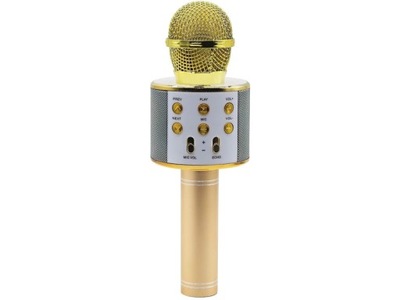 Głośnik mobilny z mikrofonem MANTA MIC10-G Złoty