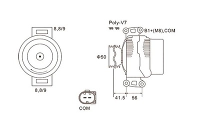 MAGNETI MARELLI ALTERNADOR MERCEDES-  