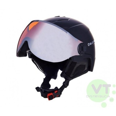 Kask BLIZZARD VISOR black mat orange lens mirror 56-59