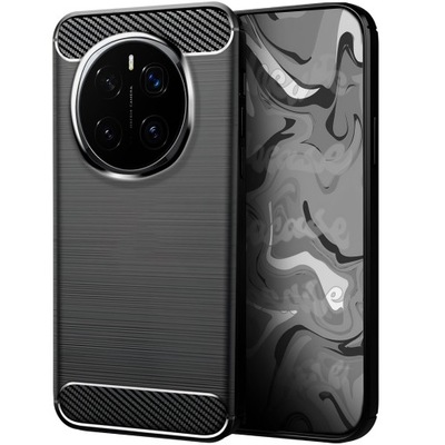 Etui do Honor Magic7 Pro (Czarne, Pancerne, Karbon, Pokrowiec, Plecki)