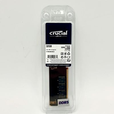 Pamięć RAM Crucial 32GB DDR5 4800MHz CL40 1.1V