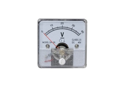 Miernik analogowy voltomierz kwadrat 40V