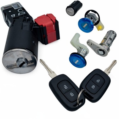 Замок запалювання вкладиші замка комплект pilot ключ renault modus 806017067r фото №1