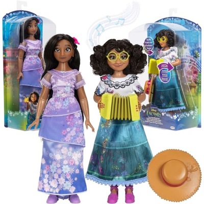 DISNEY ENCANTO LALKI MIRABEL I ISABEL MADRIGAL NASZE MAGICZNE ENCANTO 28 CM