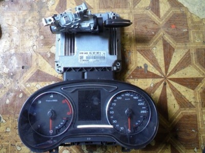 Audi a3 8v 2.0 tdi бортовой компьютер набор 04l907309d фото №1