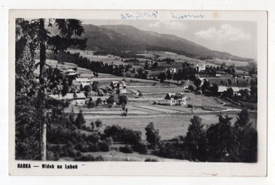 Rabka - Widok na Luboń - FOTO ok1950