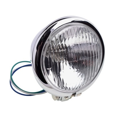 LAMPA na PRZOD 4,5 CALA H4 12V chopper custom old