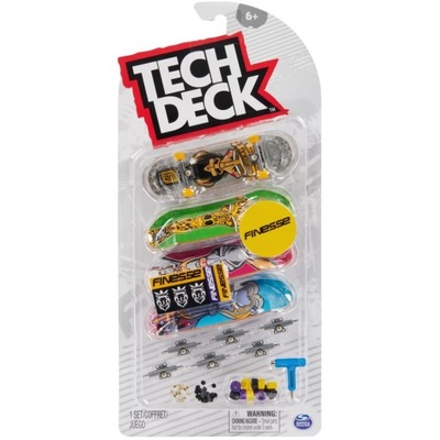 Tech Deck - Zestaw deskorolek fingerboard Finesse 4-pak