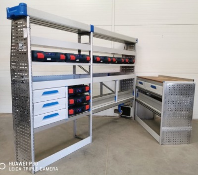 Regał обшивка сервісна набір sortimo master movano transit proace max фото №1