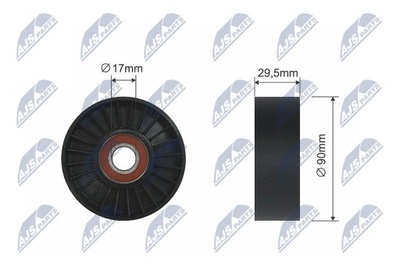 ROLLO TENSOR CORREA WIELOROWKOWEGO RNK-CH-023  