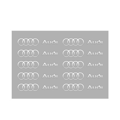 10X PEGATINAS AUDI PEGADURA Q5 Q7 S3 A8 TT Q7 SPORT  