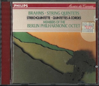 Brahms - String Quintets (1990, CD)