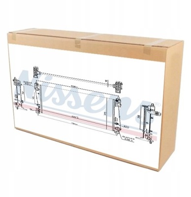 Nissens 617864 радіатор, система охолодження двигуна фото №1