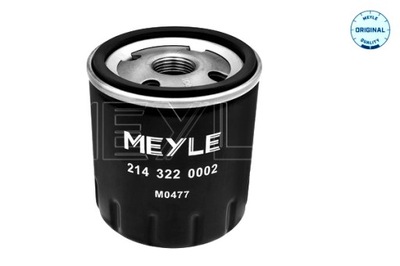 MEYLE FILTRO ACEITES DS DS 3 DS 4 DS 5 DS 7 CITROEN AX BERLINGO BERLINGO  