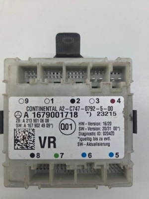 Модуль двері mercedes-benz gle w167 модуль / блок керування двері a1679001718 фото №1