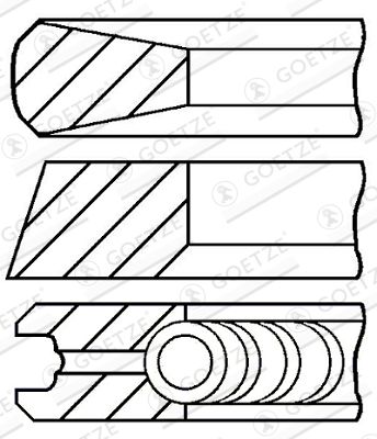 ANILLOS TLOKOWE FORD FOCUS 2,0TDCI 10- STD  