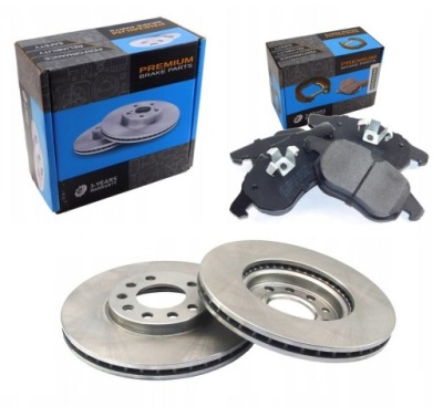 Гальмівні диски + гальмівні колодки гальмівні перед opel signum vectra c kpl 285mm фото №1