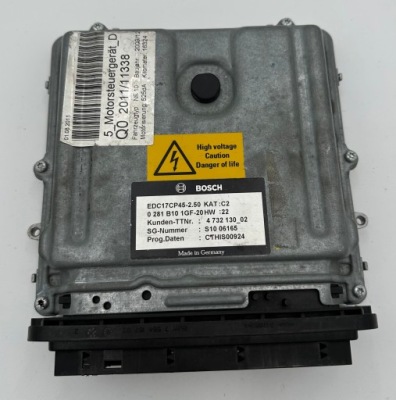 Бортовий комп'ютер двигуна ecu bmw edc17cp45-2 фото №1