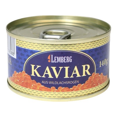 Kawior z łososia Gorbusza Alaska Gold "Lemberg" 140g