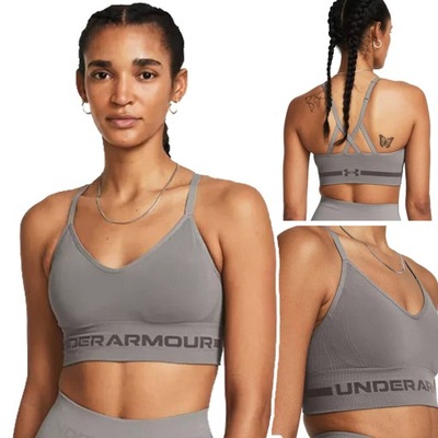 Biustonosz Stanik Under Armour Seamless Low Long Bra 1357719 r. m