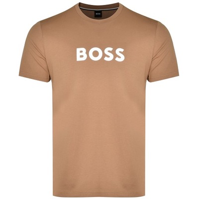 T-shirt Męski HUGO BOSS 50491706 Beżowy