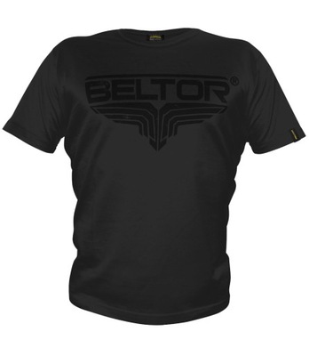 Beltor Koszulka T-shirt Black on Black czarny M