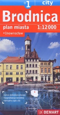 Inowrocław, Brodnica plan miasta Demart