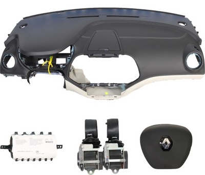 Приборная панель консоль подушка безопасности ремни renault captur fl фото №1