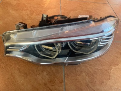 Bmw f32 f33 f36 лампа фара адаптивный led левая поворотная 7460619 фото №1