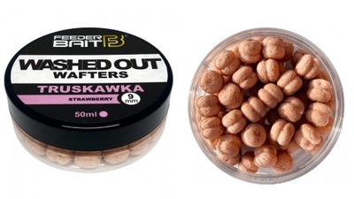 Wafters Feeder Bait Washed Out 9mm - Truskawka