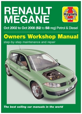 RENAULT Megane (2002-2008) instrukcja napraw Haynes 24h