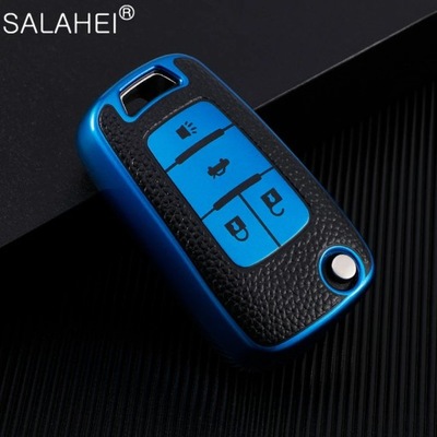 H-BLUETPU CAR KEY CASE FOR CHEVROLET CRUZE TRAX LOVA MALIBU BUICK OPEL ASTR  