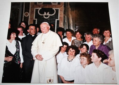 Papież Jan Paweł II ARTURO MARI fotografia