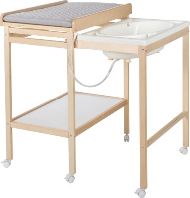 ROBA KOMODA PIELĘGNACYJNA KĄPIELOWA Z WANIENKĄ i PRZEWIJAKIEM