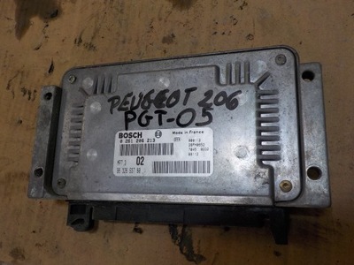 Бортовой компьютер peugeot оригинальный номер 0261206213 фото №1